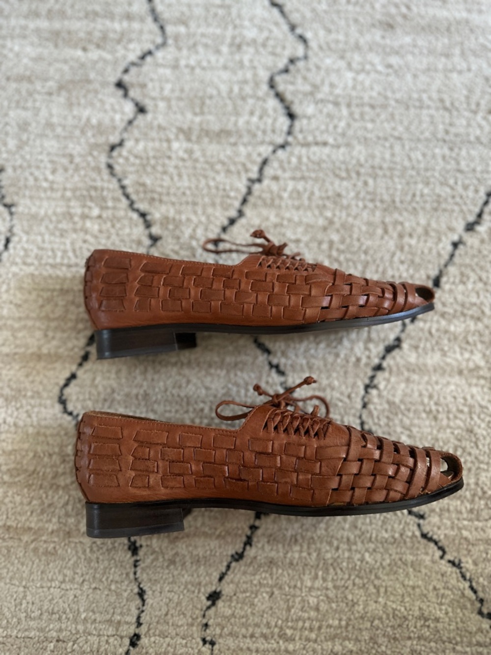 Sam Edelman Rishel Cognac Tan Leather Loafers Sz 9 - Picture 4 of 6